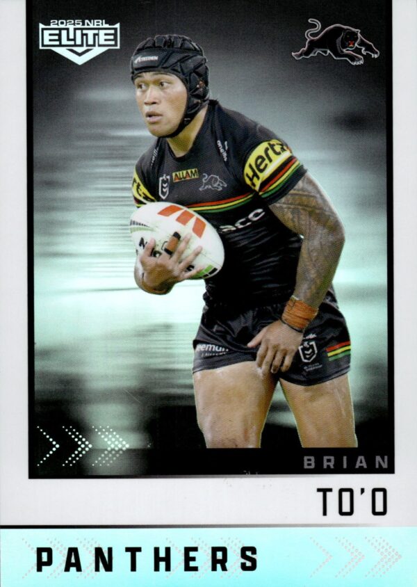 2025 NRL Elite Silver Specials - S107 Brian To'o Penrith Panthers