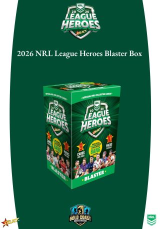 2026 NRL League Heroes Factory Sealed Blaster Box