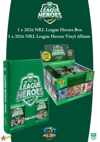 2026 NRL League Heroes Factory Sealed Box & Vinyl Album