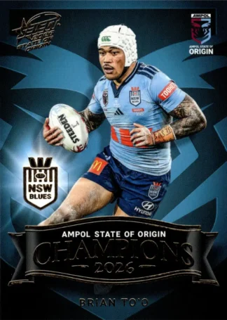 2026 Men's State Of Origin Champions - SM03 Brian To'o New South Wales Blues