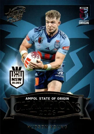 2026 Men's State Of Origin Champions - SM11 Hudson Young New South Wales Blues