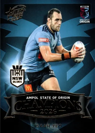 2026 Men's State Of Origin Champions - SM12 Isaah Yeo New South Wales Blues