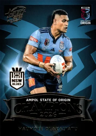 2026 Men's State Of Origin Champions - SM13 Haumole Olakau'atu New South Wales Blues