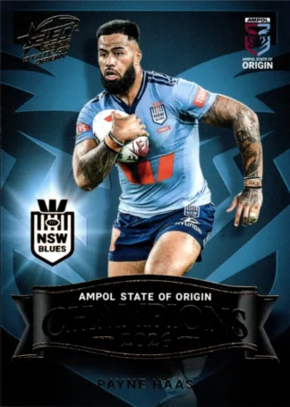 2026 Men's State Of Origin Champions - SM16 Payne Haas New South Wales Blues