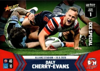The NRL Trading Card Specialists 6 2026 NRL Hilites Finals Semi Final 1 - NHS1 Daly Cherry-Evans Sydney Roosters