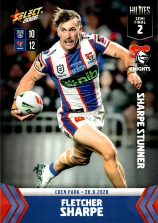 The NRL Trading Card Specialists 5 2026 NRL Hilites Finals Semi Final 2 - NHS2 Fletcher Sharpe Newcastle Knights