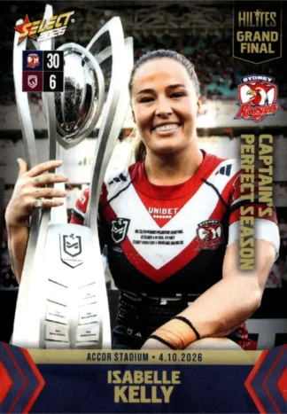 The NRL Trading Card Specialists 7 2026 NRLW Hilites Grand Final - NWHG1 Isabelle Kelly Sydney Roosters