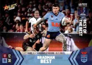 2026 NRL Hilites Game 3 State Of Origin - SOH06 Bradman Best NSW Blues