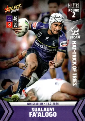 2026 NRL Hilites Round 02 - NH02 Sualauvi Fa'alogo Melbourne Storm