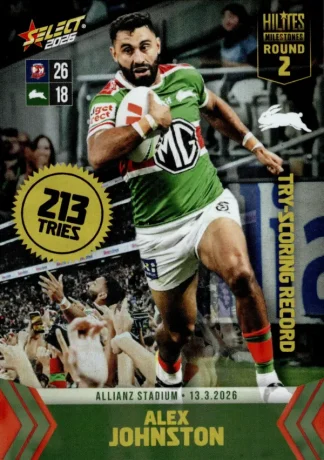 2026 NRL Hilites Round 02 - NH02 Alex Johnston South Sydney Rabbitohs
