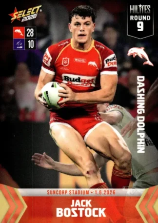 2026 NRL Hilites Round 09 - NH09 Jack Bostock Dolphins