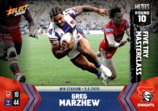 2026 NRL Hilites Round 10 - NH10 Greg Marzhew Newcastle Knights