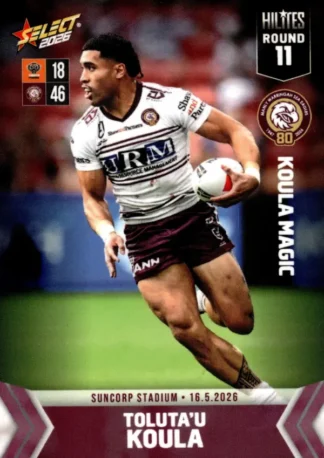 2026 NRL Hilites Round 11 - NH11 Toluta'u Koula Manly Sea Eagles