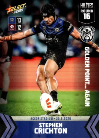 2026 NRL Hilites Round 16 - NH16 Stephen Crichton Canterbury Bulldogs