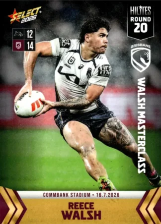 2026 NRL Hilites Round 20 - NH20 Reece Walsh Brisbane Broncos