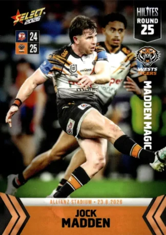2026 NRL Hilites Round 25 - NH25 Jock Madden Wests Tigers
