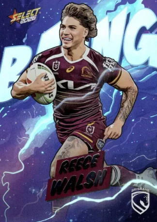 2026 NRL League Heroes Bang - B006 Reece Walsh Brisbane Broncos