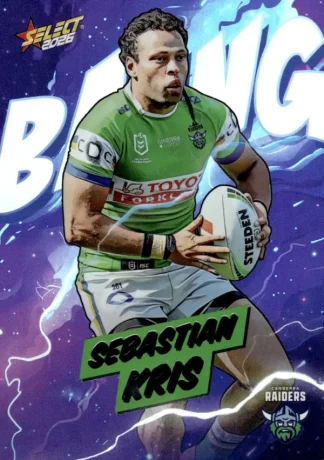 2026 NRL League Heroes Bang - B007 Sebastian Kris Canberra Raiders