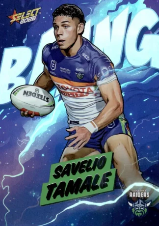2026 NRL League Heroes Bang - B010 Savelio Tamale Canberra Raiders