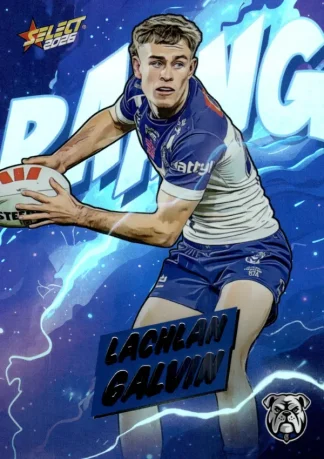 2026 NRL League Heroes Bang - B015 Lachlan Galvin Canterbury Bulldogs