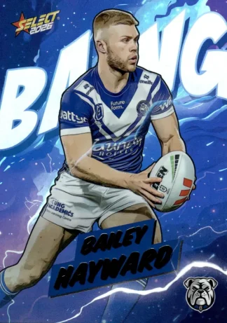 2026 NRL League Heroes Bang - B016 Bailey Hayward Canterbury Bulldogs
