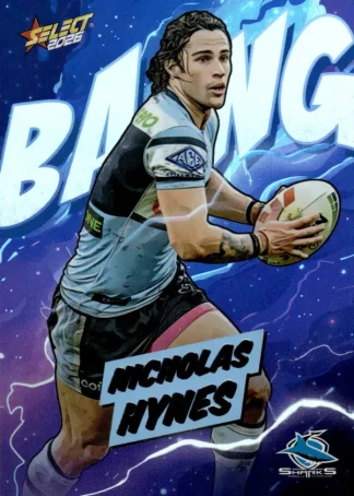 2026 NRL League Heroes Bang - B019 Nicholas Hynes Cronulla Sharks