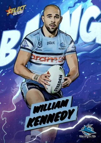 2026 NRL League Heroes Bang - B021 William Kennedy Cronulla Sharks