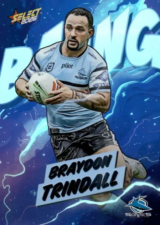 2026 NRL League Heroes Bang - B024 Braydon Trindall Cronulla Sharks