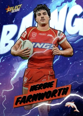 2026 NRL League Heroes Bang - B026 Herbie Farnworth Dolphins