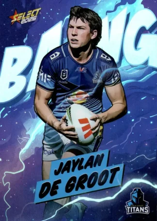 2026 NRL League Heroes Bang - B033 Jaylan De Groot Gold Coast Titans