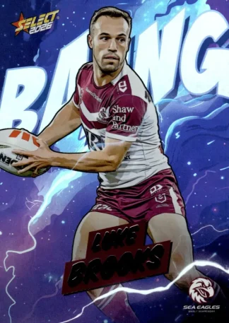 2026 NRL League Heroes Bang - B037 Luke Brooks Manly Sea Eagles