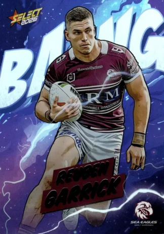 2026 NRL League Heroes Bang - B038 Reuben Garrick Manly Sea Eagles