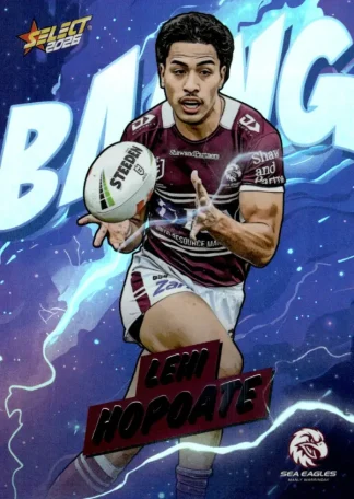 2026 NRL League Heroes Bang - B039 Lehi Hopoate Manly Sea Eagles