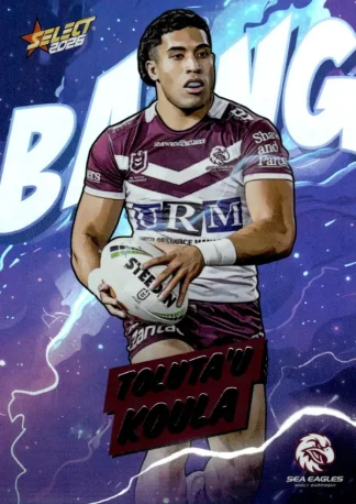 2026 NRL League Heroes Bang - B040 Toluta'u Koula Manly Sea Eagles