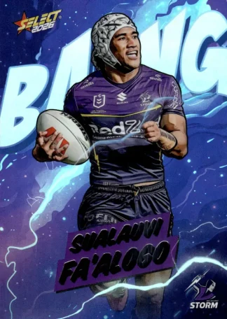 2026 NRL League Heroes Bang - B044 Sualauvi Fa'alogo Melbourne Storm