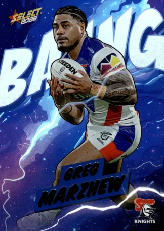 2026 NRL League Heroes Bang - B052 Greg Marzhew Newcastle Knights