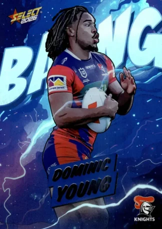 2026 NRL League Heroes Bang - B054 Dominic Young Newcastle Knights