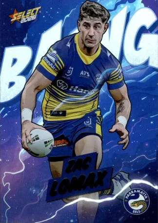 2026 NRL League Heroes Bang - B062 Zac Lomax Parramatta Eels