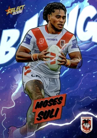 2026 NRL League Heroes Bang - B084 Moses Suli St George Dragons