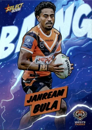 2026 NRL League Heroes Bang - B097 Jahream Bula Wests Tigers