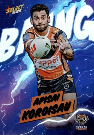 2026 NRL League Heroes Bang - B098 Apisai Koroisau Wests Tigers