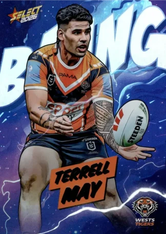 2026 NRL League Heroes Bang - B100 Terrell May Wests Tigers