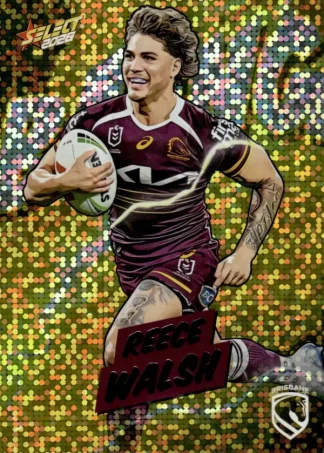 2026 NRL League Heroes Bang Gold - BG05 Reece Walsh Brisbane Broncos