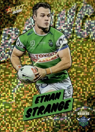 2026 NRL League Heroes Bang Gold - BG08 Ethan Strange Canberra Raiders