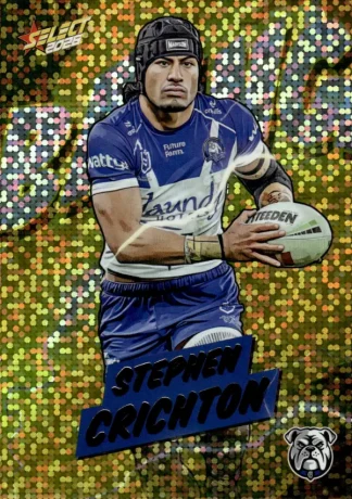 2026 NRL League Heroes Bang Gold - BG12 Stephen Crichton Canterbury Bulldogs