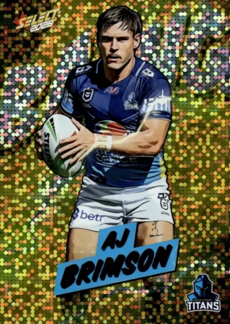 2026 NRL League Heroes Bang Gold - BG26 AJ Brimson Gold Coast Titans