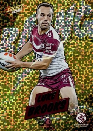 2026 NRL League Heroes Bang Gold - BG31 Luke Brooks Manly Sea Eagles