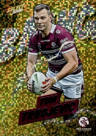 2026 NRL League Heroes Bang Gold - BG35 Tom Trbojevic Manly Sea Eagles