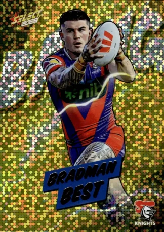 2026 NRL League Heroes Bang Gold - BG41 Bradman Best Newcastle Knights