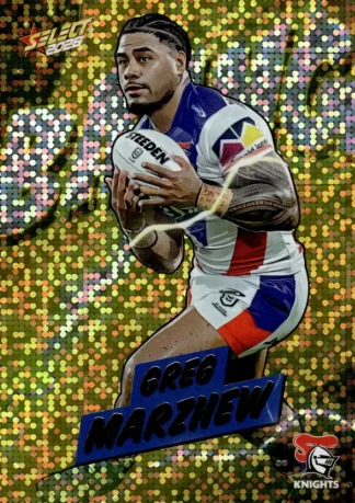 2026 NRL League Heroes Bang Gold - BG43 Greg Marzhew Newcastle Knights